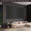 Panneaux muraux 3D en bois cannelé L 94,5 po x l 11,5 po pour un décor élégant et une réduction du bruit - gris anthracite-118231099