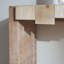 Console rustique en bois manufacturé moderne