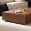 Table basse moderne et minimaliste avec rangement rectangulaire