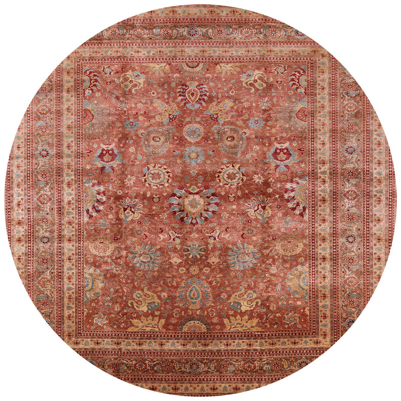 Chinn Oriental Indoor Rug, Round 8'