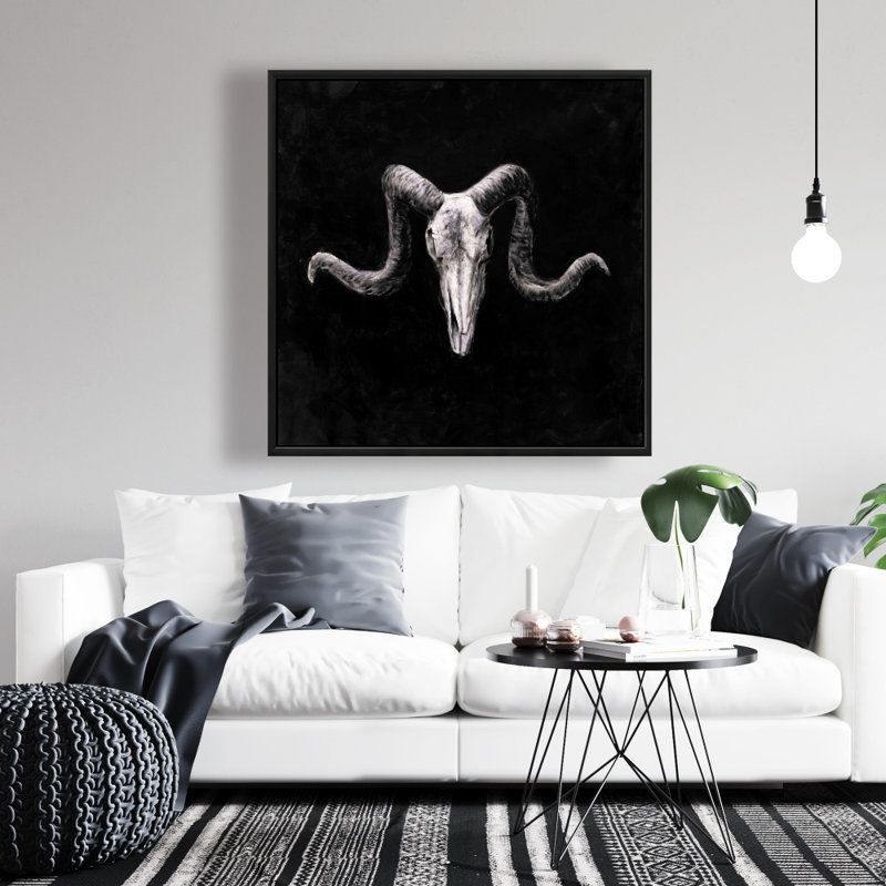 «Skeleton Skulls», art grunge sur toile noire