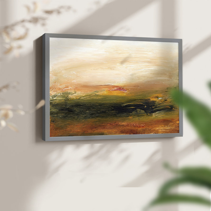 «Lingering Light I», impression encadrée, H 22 po x l 28 po, Gris