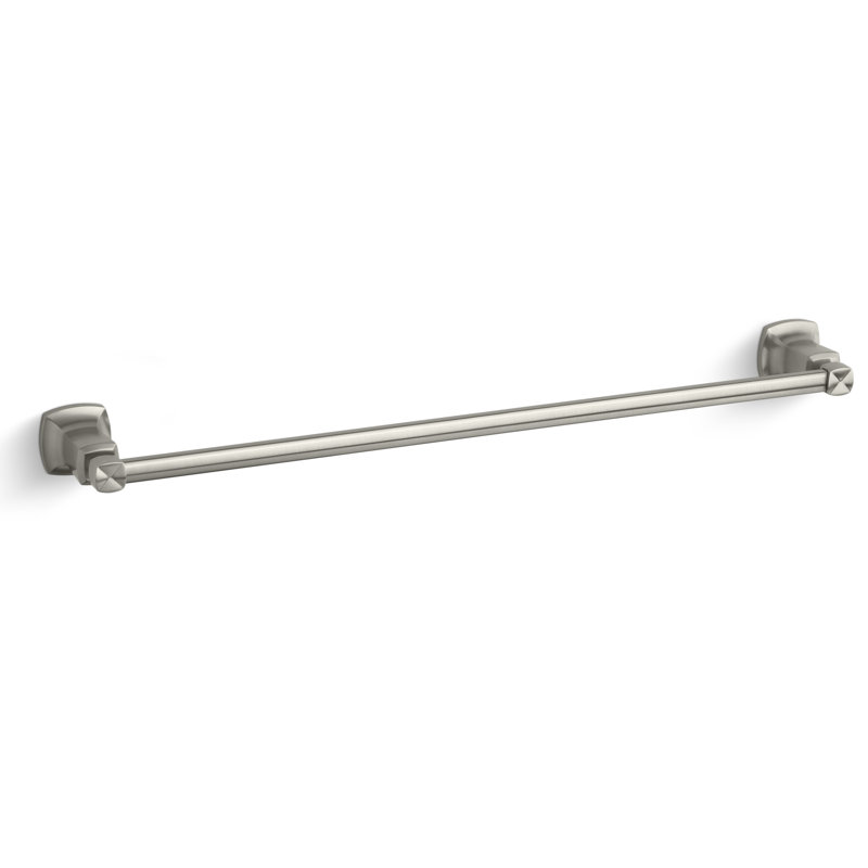 Margaux® Wall Mounted Towel Bar, Vibrant Brushed Nickel, 24"W