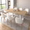 Table de salle à manger extensible KELVIO Farmhouse