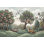 Illustration de papier peint paysage de forêt Woodland