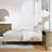 Amati Upholstered Wingback Platform Bed-1177219401-1183599681