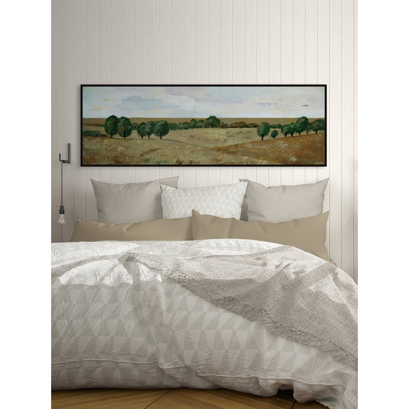 «Nature Brings Solace» par Marmont Hill - reproduction sur toile flottante, L 30 po x H 10 po