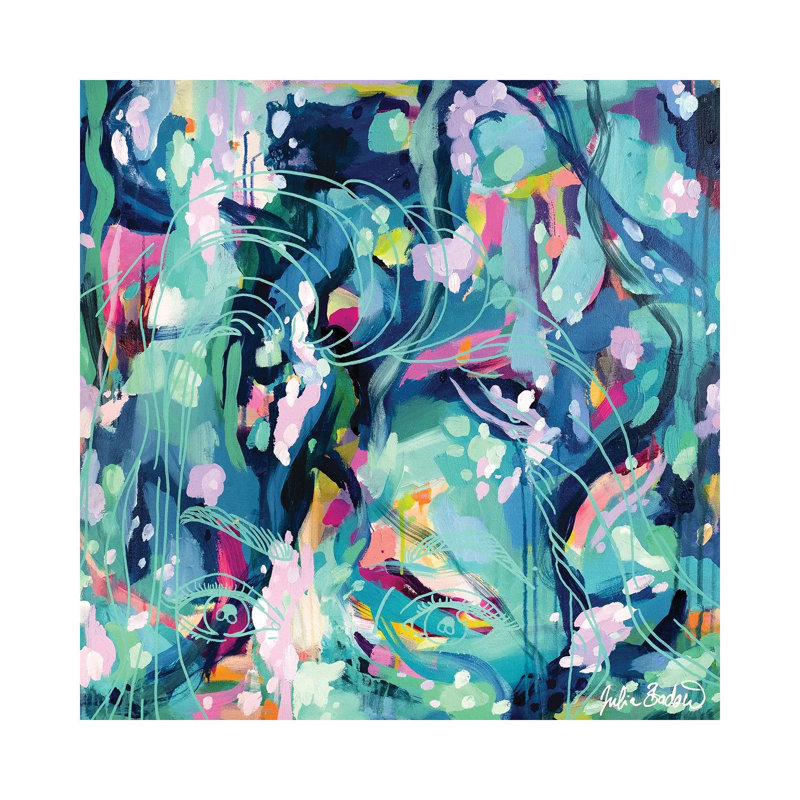 You Glow Girl by Julia Badow - Wrapped Canvas Painting, 30.48 cm H x 30.48 cm W