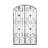 Estate Garden Gate Iron Wall Panel