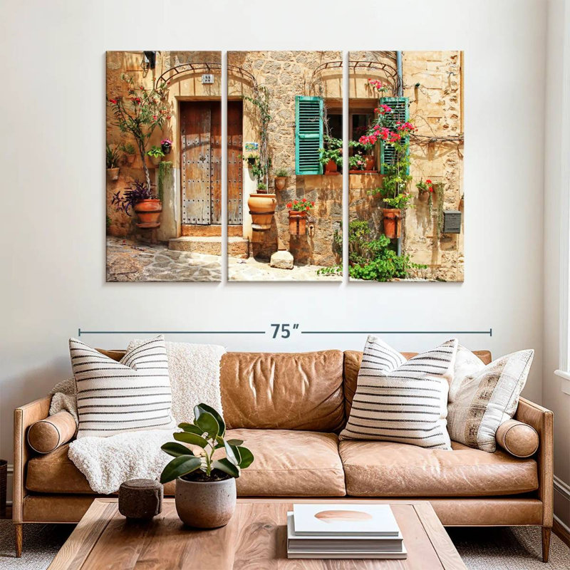 Lilie Spanish Charming Street, 42" H x 65" W