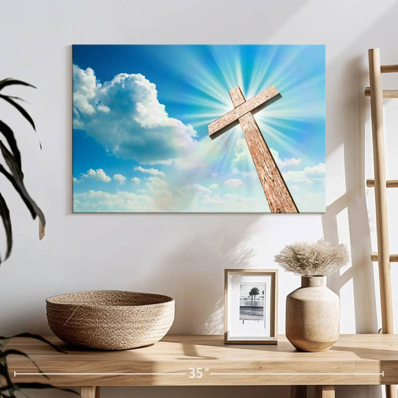 Adella Large Cross, 16" H x 24" W
