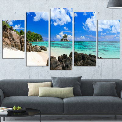 " Ideal Beach In Seychelles " 5 - Pieces