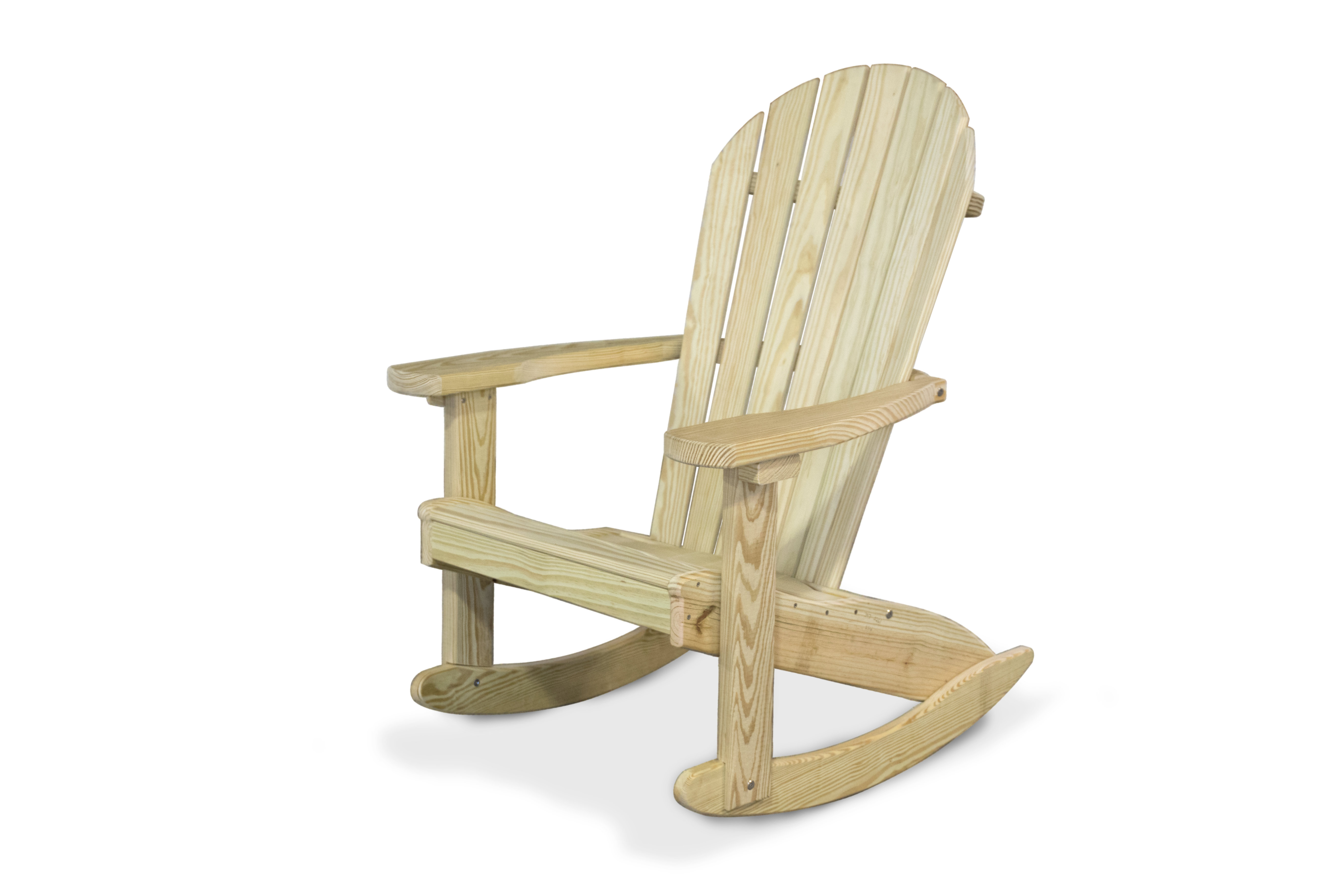 YardCraft Adalia Solid Wood Rocking Adirondack Chair | Wayfair