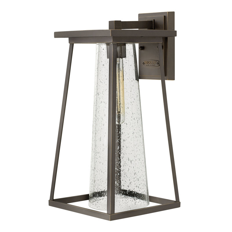 Burke 1 Light Outdoor Wall Lantern, 18.5" H x 10.3" W x 9.8" D