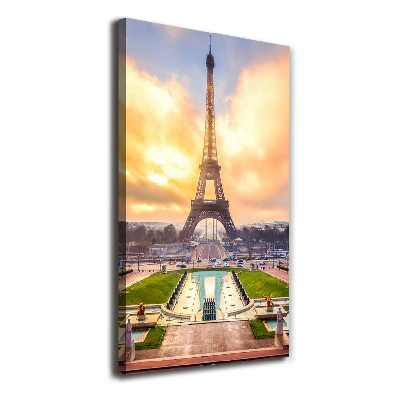 Eiffel Tower Paris - Wrapped Canvas Print