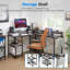 L-Shaped Metal Base Desk