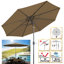 Parasol de marché 9 pi balceta-344287483