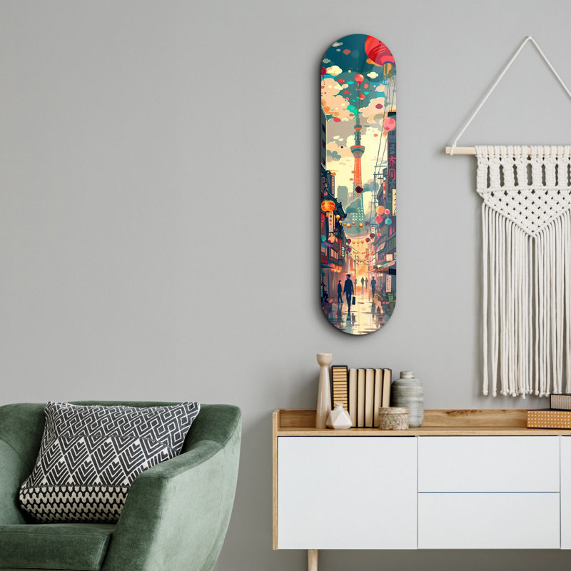 Peinture décorative en verre trempé