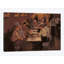 « old bar scene », impression sur toile-28953419