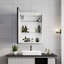 Audreyanna 45 mm W 60 mm H Surface Framed Mirrored Bathroom Cabinets 2 Adjustable Shelves with Mirror