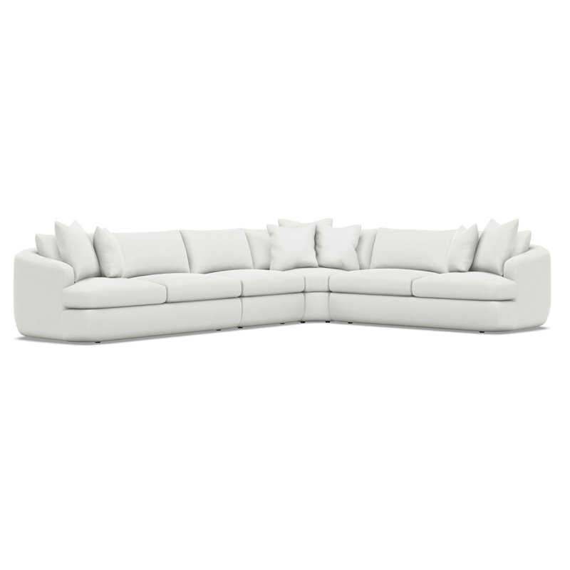 Jules Fabric 4 Pc Sectional, 5555-000