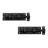 Black Slide Bolt Door Latch 4" L Wrought Iron Sliding Bolts with Catch