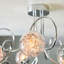 Lacey Glass Semi Flush Mount