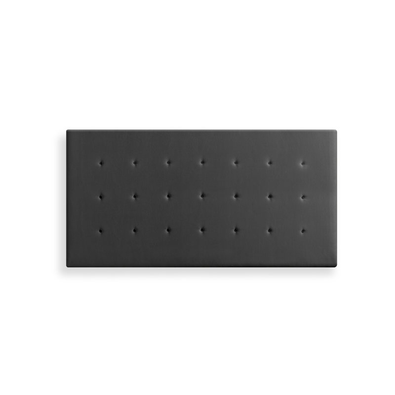 Upholstered Headboard, Small Double (4'), Black