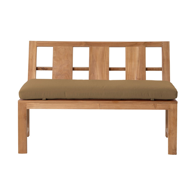 Ensemble de salle à manger rectangulaire pour 8 personnes 79 "avec coussins Burrosa, Cacao