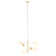 Alison 6 - Light Dimmable Modern Linear Chandelier
