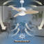 Light Pro 52 po Ventilateur de plafond intelligent DEL blanc avec télécommande