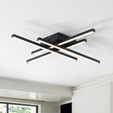 Whisman 4 - Light LED Semi Flush Mount Remote Dimming 25 inches