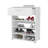 White Shoe Rack With 1-Drawer