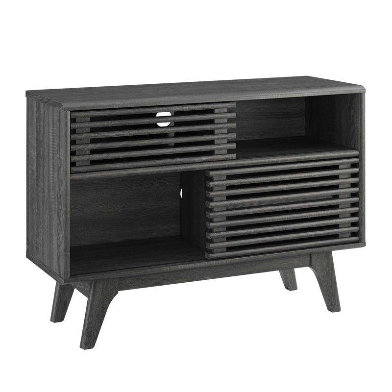 Render Two-Tier Display Stand, Charcoal