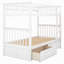Lit superposé simple au-dessus de simple avec tiroirs, lits convertibles-1691023959