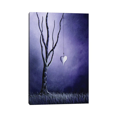 Purple Love - Wrapped Canvas Graphic Art