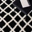 Tapis noir / blanc Alberthe-420907964