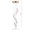 Annalie 10 - Light Brass Cluster Pendant