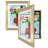 Wiedeman Kids Art Frame 10 x 12.5” with 8.5 x 11” Mat - Composite Wood with Glass (Set of 2)-1743790830