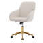 Fauteuil de bureau réglable, chambre à coucher à domicile, fauteuil pivotant ergonomique, siège à dossier, confortable pour les longues séances-124876001