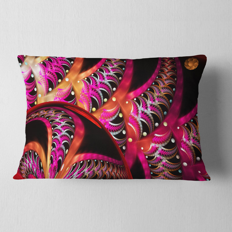 Abstract Reversible Throw Pillow