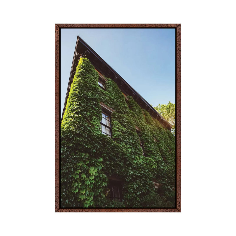 West Village Charm III by Bethany Young - Print on Canvas, Classic Brown Wood Framed, 66.04cm H x 45.72cm W x 3.81cm D