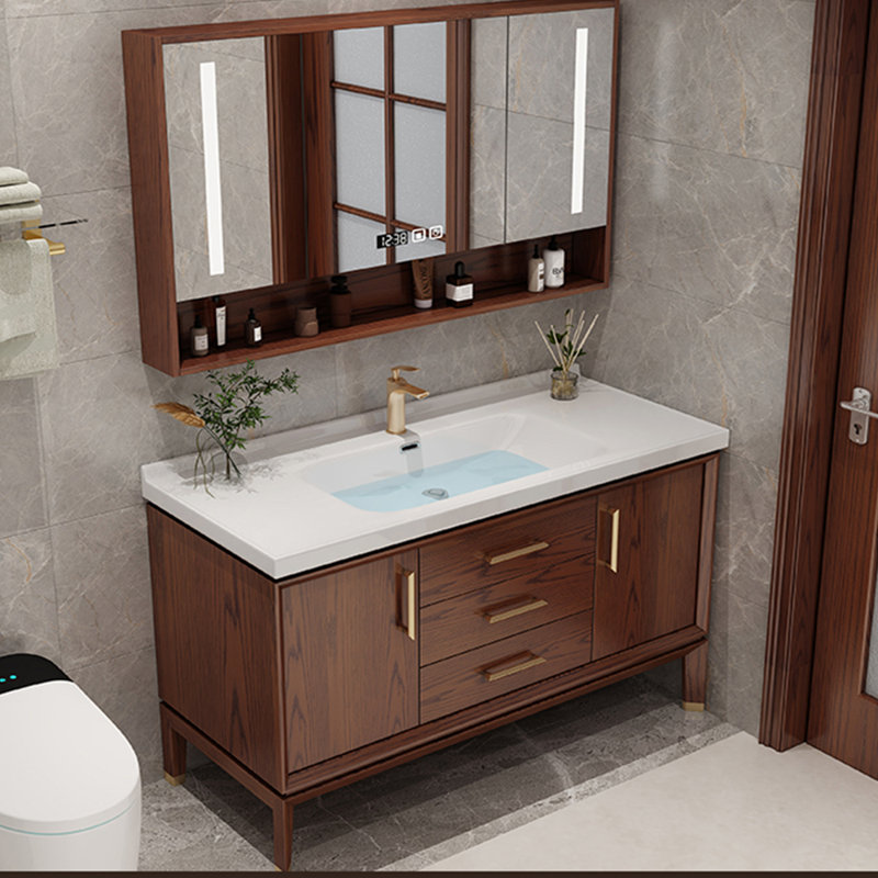 Armoire de salle de bain vintage français