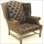Leather Wingback Chair