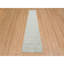 Tapis de couloir oriental noué à la main 2 pi 6 po x 16 pi ivoire et gris clair 5EDEF08523484E81B9B4E2FF90C00A6C