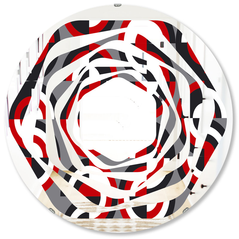 Miroir mural Whirl, H 31,5 po x l po