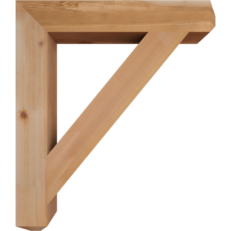 Support pour artisan traditionnel, H 30 po x l 3,5 po x P 26 po, Cèdre rouge de l'Ouest (lisse)