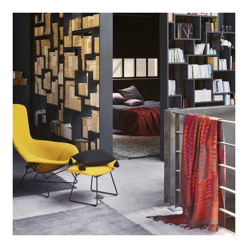 Khan Throw Blanket, Orange