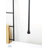 Black Ceiling Mounted Pipe Commercial Hospitality Sensor Faucet