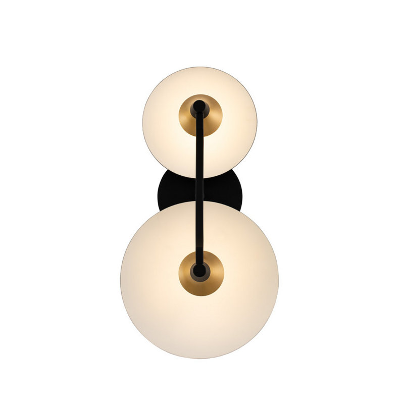 Redding 16-in Gold/Matte Black Wall Sconce
